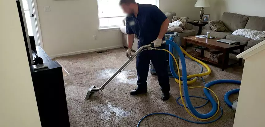 Flooded Basement Carpet Cleanup Mineral Bluff