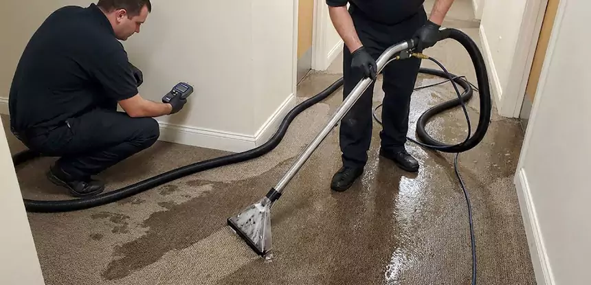 Basement Flooded Carpet Soaked Recovery in Mineral Bluff